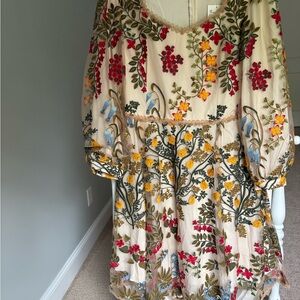 Floral Embroidered Dress